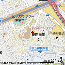 東京都渋谷区桜丘町23-3周辺の地図