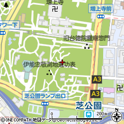 東京都港区芝公園4丁目周辺の地図