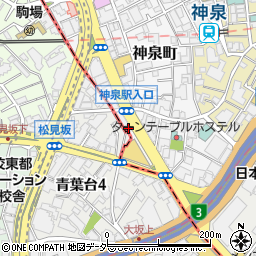 有限会社渋谷部品商会周辺の地図