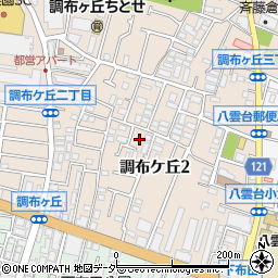桑田荘周辺の地図