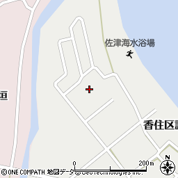 兵庫県美方郡香美町香住区訓谷186周辺の地図