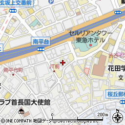 渋谷アジアマンション周辺の地図