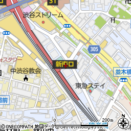 慶友整形外科渋谷周辺の地図