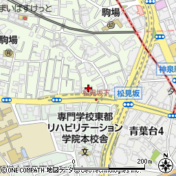 アートフル渋谷松見坂周辺の地図