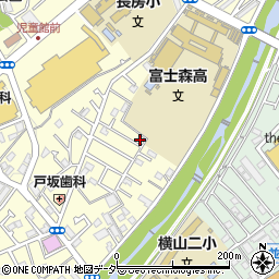 東京都八王子市長房町425-13周辺の地図