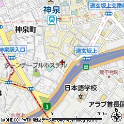 東京都渋谷区円山町27周辺の地図