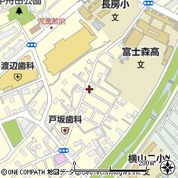 東京都八王子市長房町425-87周辺の地図