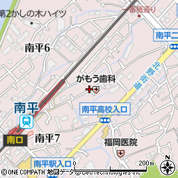 東京都日野市南平7丁目周辺の地図