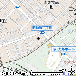 ミニストップ八王子明神町店周辺の地図