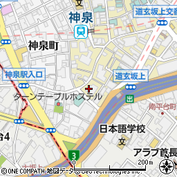 東京都渋谷区円山町26周辺の地図