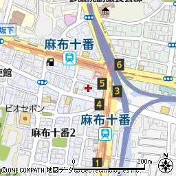 大栄パーク麻布駐車場周辺の地図