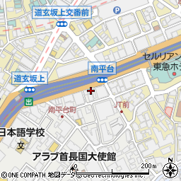 すき家渋谷南平台店周辺の地図