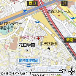 ウインザーラケットショップ渋谷店周辺の地図