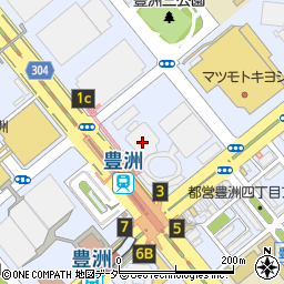 みずほ銀行豊洲支店 ＡＴＭ周辺の地図