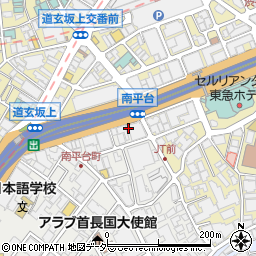 東京都渋谷区南平台町1周辺の地図