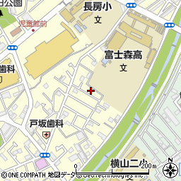 東京都八王子市長房町425-61周辺の地図