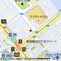 すし屋 銀蔵 豊洲店周辺の地図