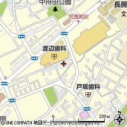 東京都八王子市長房町374-13周辺の地図