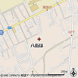 千葉県八街市八街周辺の地図
