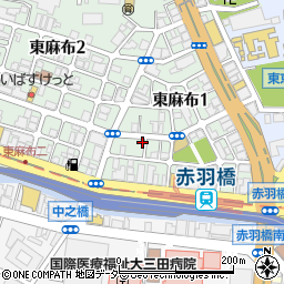 蘭麻 麻布店周辺の地図