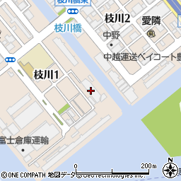 グランシティレイディアント東京イースト周辺の地図