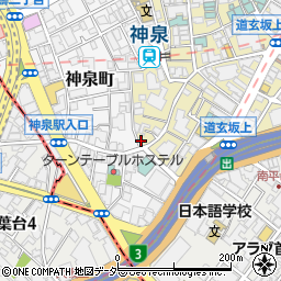 ビジョン渋谷道玄坂周辺の地図