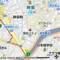 Bar 渋谷ゴルフクラブ周辺の地図