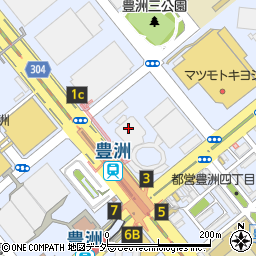 〒135-6005 東京都江東区豊洲 豊洲センタービル（５階）の地図