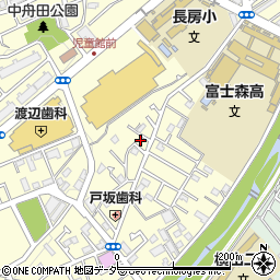 東京都八王子市長房町416周辺の地図