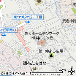山田病院職員寮周辺の地図