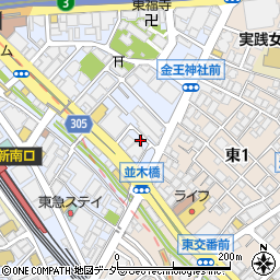 渋谷３丁目第１パーキング周辺の地図