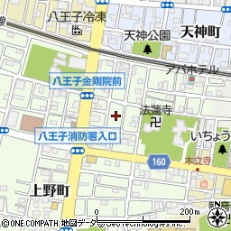 東京都八王子市上野町13周辺の地図