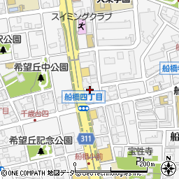 東京都世田谷区船橋7丁目17-6周辺の地図