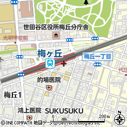 Ｙ－ＰａｒＫ梅丘第２駐車場周辺の地図