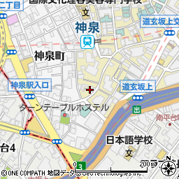 東京都渋谷区円山町25周辺の地図