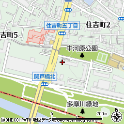 公社府中住吉町住宅周辺の地図