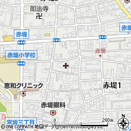 東京都世田谷区赤堤1丁目33周辺の地図