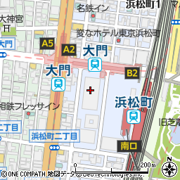 デイリーヤマザキ浜松町クレアタワー店周辺の地図