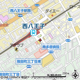 ａｕショップ西八王子駅前周辺の地図