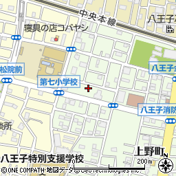 東京都八王子市上野町68周辺の地図