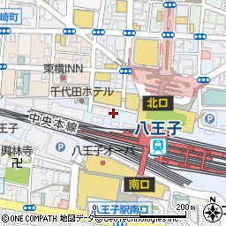 東京都八王子市旭町3周辺の地図