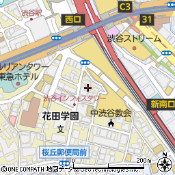 渋谷ホール＆スタジオ周辺の地図