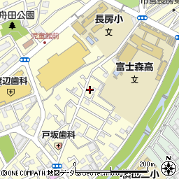 東京都八王子市長房町425-58周辺の地図