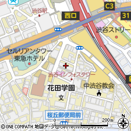 東京都渋谷区桜丘町17周辺の地図