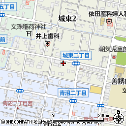 コスモ甲府城東ＳＳ周辺の地図
