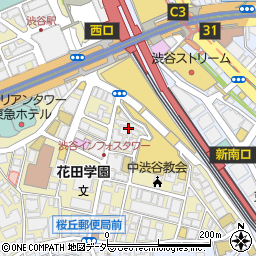 東京都渋谷区桜丘町15周辺の地図