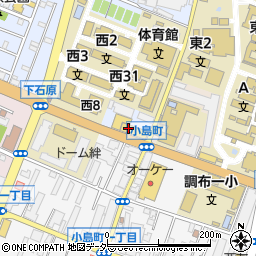 東日本三菱自動車販売（株）調布店周辺の地図
