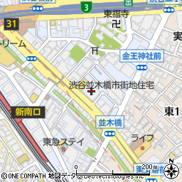 渋谷南東急ビル周辺の地図