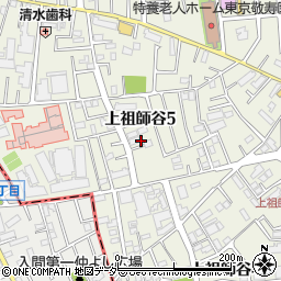 東京都世田谷区上祖師谷5丁目11周辺の地図