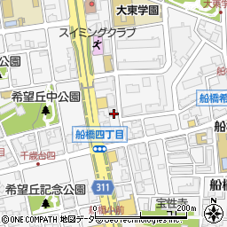 東京都世田谷区船橋7丁目17-23周辺の地図